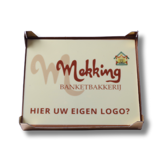 Afbeelding van Chocolade praline plak in geschenkdoos